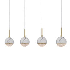 Hikaru Iron 4 Light Pendant