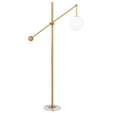 Uri Marble Pivoting Floor Lamp