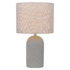 Shannon Grey Linen Table Lamp