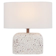 Marconi White Terrazzo Table Lamp
