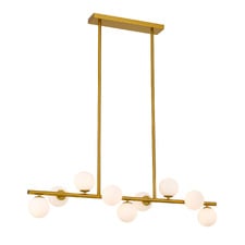 Kilby Iron 9 Light Linear Pendant