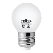 Joss E27 Golf Ball 4W Matte Opal LED Bulbs (Set of 2)