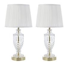Haniel Iron & Glass Table Lamps (Set of 2)
