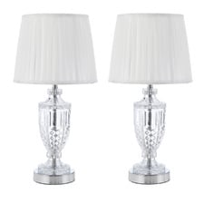 Haniel Iron & Glass Table Lamps (Set of 2)