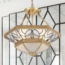 Clarisse Brass Pendant Light