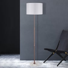 Ivar Marble Iron & Cotton Floor Lamp
