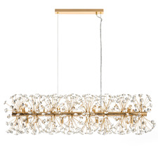 Uriah Chrystal 9 Light Pendant