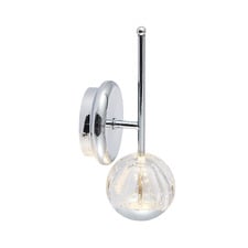 Elettra Stainless Steel LED Wall Light