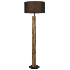 Tolga Rubberwood Floor Lamp