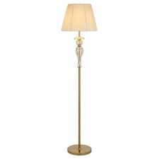 Dahlia Iron & Glass Floor Lamp