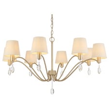 Elsfjord Crystal 8 Light Pendant