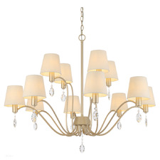 Elsfjord Crystal 12 Light Pendant
