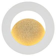 Eleanor Iron Backlit Ring LED Wall Light