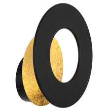 Eleanor Iron Backlit Ring LED Wall Light