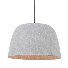 Claribel Dome Felt Pendant Light
