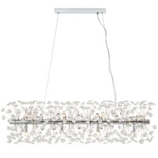 Uriah Chrystal 9 Light Pendant