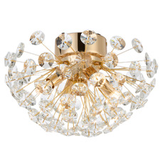 Uriah Crystal 4 Light Flush Mount Ceiling Light