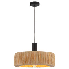Calix Raffia Pendant Light