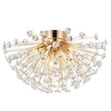 Uriah Crystal 6 Light Flush Mount Ceiling Light