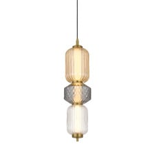Altos Textured Glass LED Pendant Light