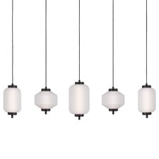 Black Torso 5 Light LED Pendant