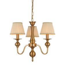 Astra Iron 3 Light Pendant with Shades