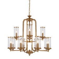 Esra Brass Iron 12 Light Pendant