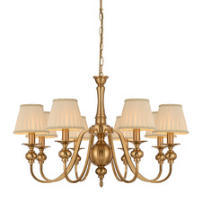 Astra Iron 8 Light Pendant with Shades