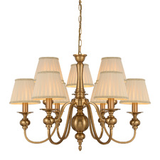 Astra Iron 9 Light Pendant with Shades