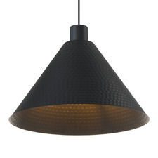 Tiago Hammered Metal Cone Pendant Light