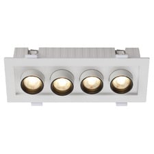 Benton 237mm LED 4 Lamp Telescopic Recessed Downlight