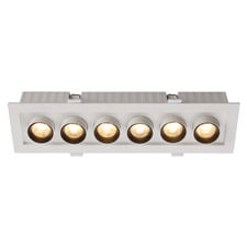 Benton 335mm LED 6 Lamp Telescopic Recessed Downlight