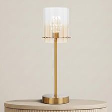 Ximena Glass Shade LED Table Lamp