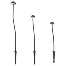 3 Piece Kittisak Aluminium LED Garden Spike Light Set