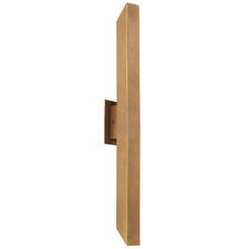 Chiara Brass Up/Down LED Outdoor Wall Light