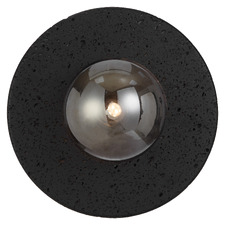 Mathilde Smoke Glass Outdoor Wall Light