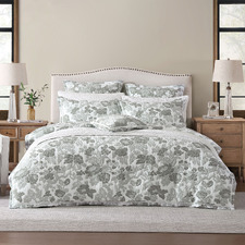 Eva I Yarn-Dyed Cotton Jacquard Quilt Cover Set
