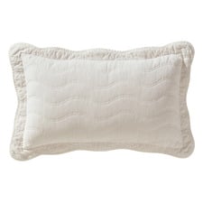 Ivory Indiana Rectangular Cotton Cushion