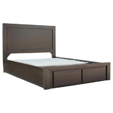 Romero Pine Wood Platform Bed with Underbed Drawers