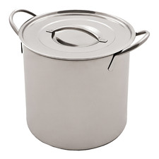 Silver 7.5L Stainless Steel Stock Pot