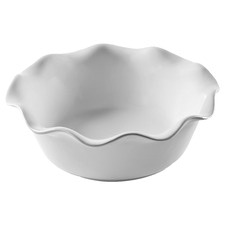 White Providence 17cm Porcelain Pie Dish