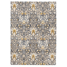 Indigo Snakeshead Hand-Tufted Wool-Blend Rug