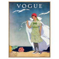 Vintage Vogue Summer 1912 Canvas Wall Art