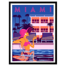 Miami Nights Wall Art