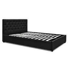 Charcoal Black Horden Gas Lift Bed Frame