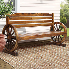 3 Seater Nelson Fir Wood Outdoor Bench