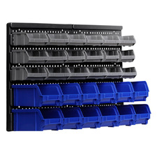Krister 30 Bin Wall Mounted Tool Organiser