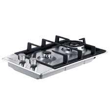 Silver Devanti 2 Burner Gas Cooktop