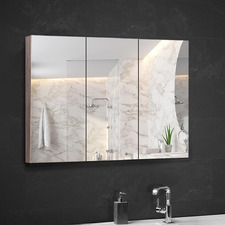 Cefito 900mm Mirrored Shaving Cabinet