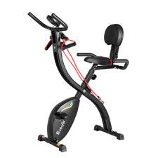 Meline Foldable Exercise Bike with Resistance Rope